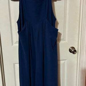 HALARA Blue Sleeveless Halter Jumpsuit Casual